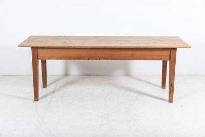 19thC Large English Pine Farmhouse Table