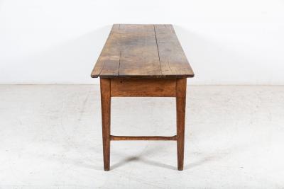 19thC Large English Vernacular 2 Plank Work Table