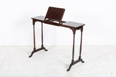 19thC Mahogany Adjustable Reading Table