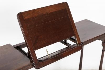 19thC Mahogany Adjustable Reading Table
