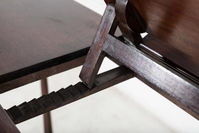 19thC Mahogany Adjustable Reading Table