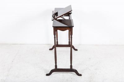 19thC Mahogany Adjustable Reading Table