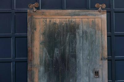 19thC Oversized Sliding Barn Door