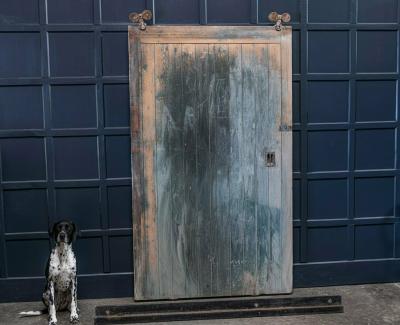 19thC Oversized Sliding Barn Door