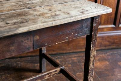 19thC Pine Lancashire Mill Table