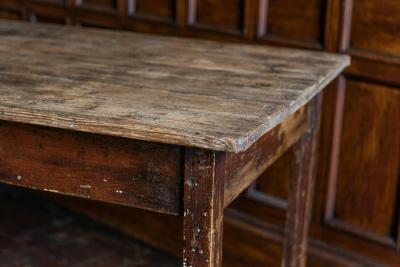 19thC Pine Lancashire Mill Table
