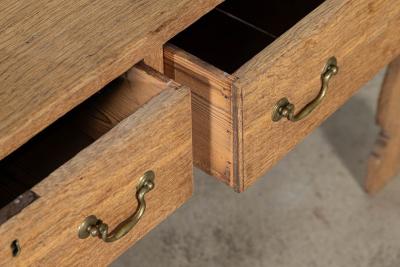 19thC Stripped English Oak Dresser Base
