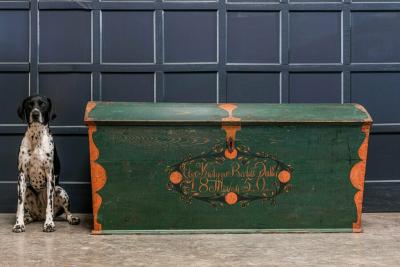 19thC Swedish Marriage Dowry Chest