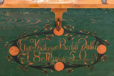 19thC Swedish Marriage Dowry Chest