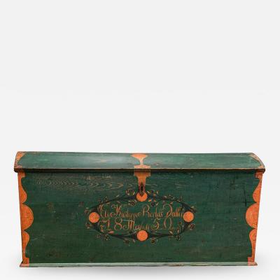 19thC Swedish Marriage Dowry Chest