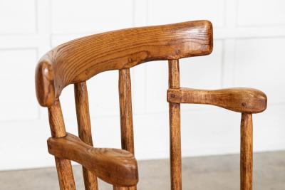 19thC Welsh Ash Elm Vernacular Hedge Chair