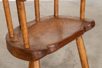 19thC Welsh Ash Elm Vernacular Hedge Chair