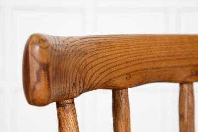 19thC Welsh Ash Elm Vernacular Hedge Chair