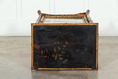 19thc Bamboo Glazed Cabinet