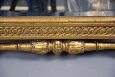 19thc Italian carved giltwood table mirror in the Renaissance style