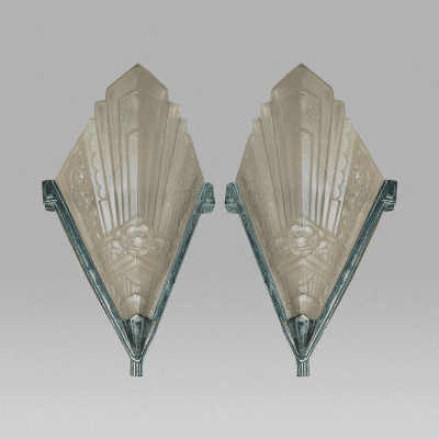 Pair of French Art Deco Sconces