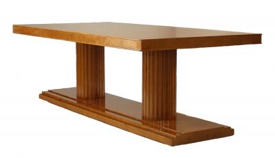 2 American 1940s Oval Conference Dining Tables