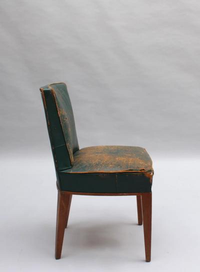 2 Fine French 1930s Oak Side Chairs