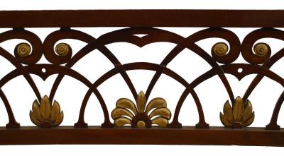 2 French Empire Mahogany Loveseats