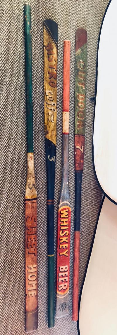 2 Hand Painted Inspirational Rowing Oars or Paddles Priced Individually