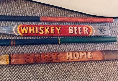 2 Hand Painted Inspirational Rowing Oars or Paddles Priced Individually