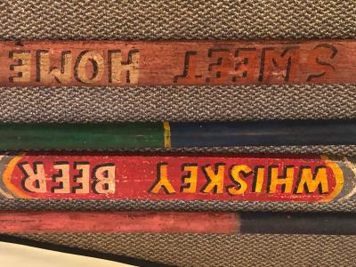 2 Hand Painted Inspirational Rowing Oars or Paddles Priced Individually