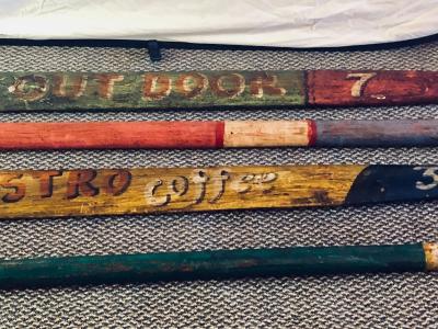2 Hand Painted Inspirational Rowing Oars or Paddles Priced Individually