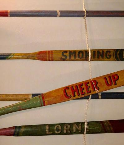 2 Hand Painted Inspirational Rowing Oars or Paddles Priced Individually