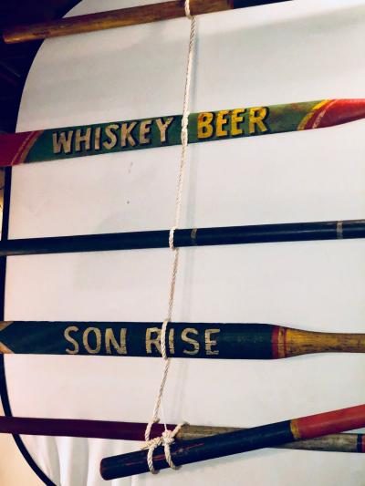 2 Hand Painted Inspirational Rowing Oars or Paddles Priced Individually