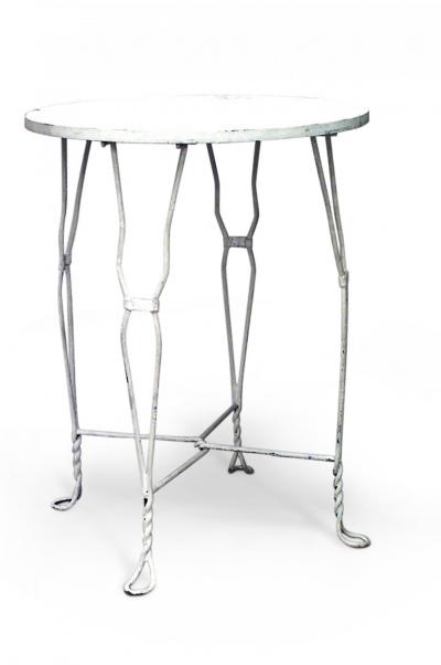 2 Outdoor Victorian Style Wire Caf Tables