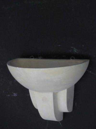 2 Pairs French Modern Neoclassical Plaster Sconces in Manner of Marc Duplantier