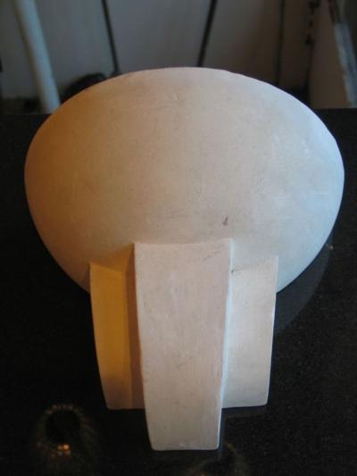 2 Pairs French Modern Neoclassical Plaster Sconces in Manner of Marc Duplantier