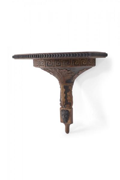 2 Pairs of Neo Classical Style Carved Greek Key and Acanthus Leaf Design Wooden