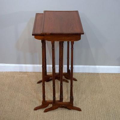2 Regency Rosewood Nesting Tables