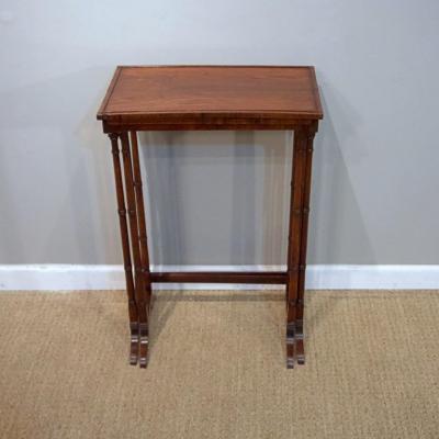 2 Regency Rosewood Nesting Tables