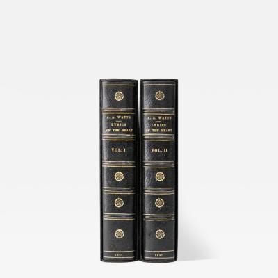 2 Volumes Alaric A Watts Lyrics of the Heart and Other Poems 