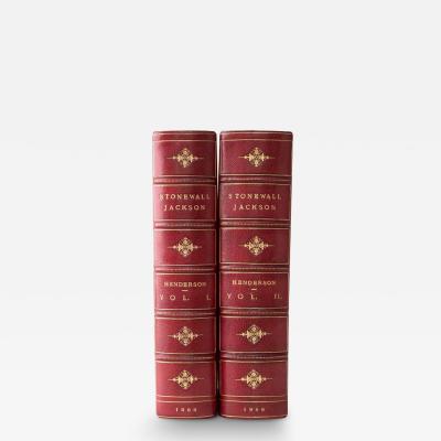 2 Volumes George F R Henderson Stonewall Jackson and the American Civil War