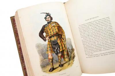 2 Volumes James Logan Robert R McIan The Clans Of The Scottish Highlands 