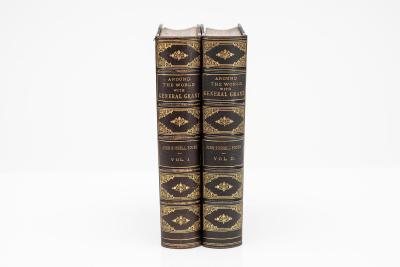 2 vol John Russel Young Around the World with General Grant First Ed 