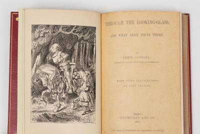 2 vol Lewis Carroll Alice in Wonderland Through the Looking Glass
