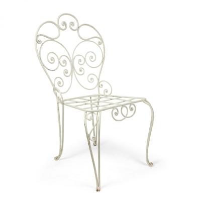 20 Outdoor Victorian Iron Side Chairs