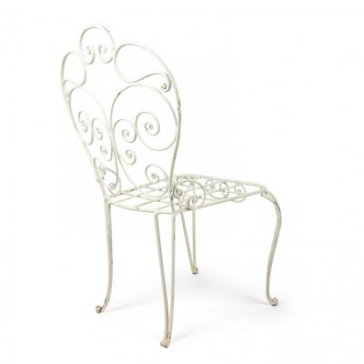 20 Outdoor Victorian Iron Side Chairs