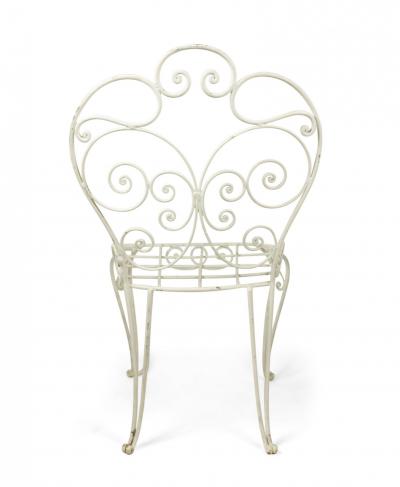 20 Outdoor Victorian Iron Side Chairs