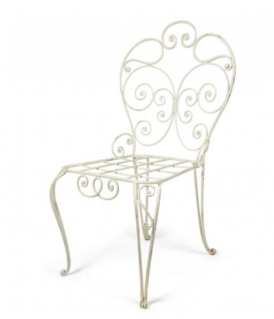 20 Outdoor Victorian Iron Side Chairs