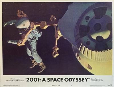 2001 A Space Odyssey 1968 Vintage Lobby Card 3