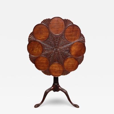 2091 Georgian Mahogany Tilt Top Supper Table