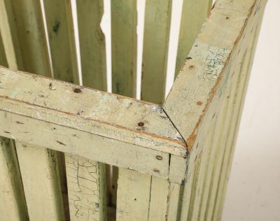 20TH CENTURY PAINTED WOODEN BIN