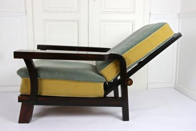 20th Century Art Deco Armchair Sitzmaschine by Fritz Gross AT circa 1935