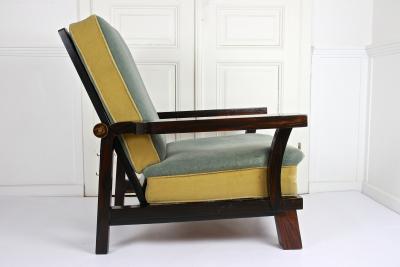 20th Century Art Deco Armchair Sitzmaschine by Fritz Gross AT circa 1935