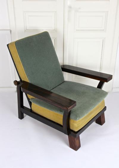 20th Century Art Deco Armchair Sitzmaschine by Fritz Gross AT circa 1935